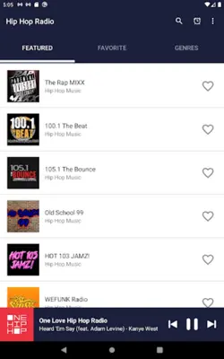 HIP HOP RADIO - Rap, R&B Music android App screenshot 0