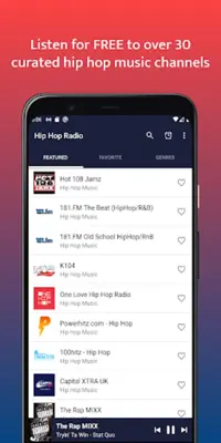 HIP HOP RADIO - Rap, R&B Music android App screenshot 6